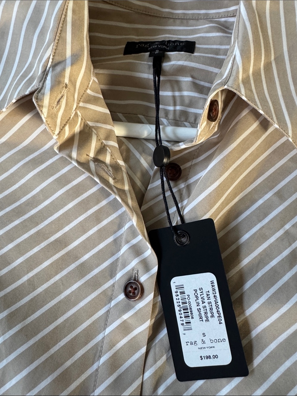 NWT RAG & BONE
Sylvia Stripe Long-Sleeve Women’s Dress Shirt SZ S - Picture 5 of 8